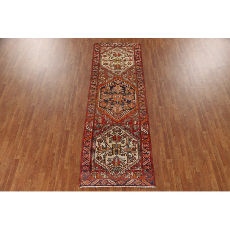 Geometric   Runner Rug 4x11