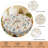 Easter Bunny Tablecloth - Cute Rabbit & Spring Garden Printed Fabric Table Cover, Scalloped-Edge Tablecloth for Easter Brunch, Holiday Party | Reusable Decorative Tablecloth for Round/Rectangular Dining Tables, Spring Home Decor-316440673