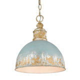 Allargando 1 - Light Vintage Gold Single Pendant