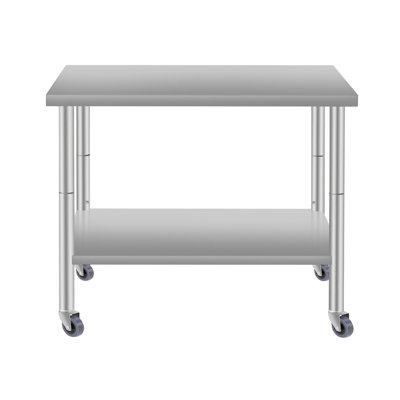 Table de travail commerciale