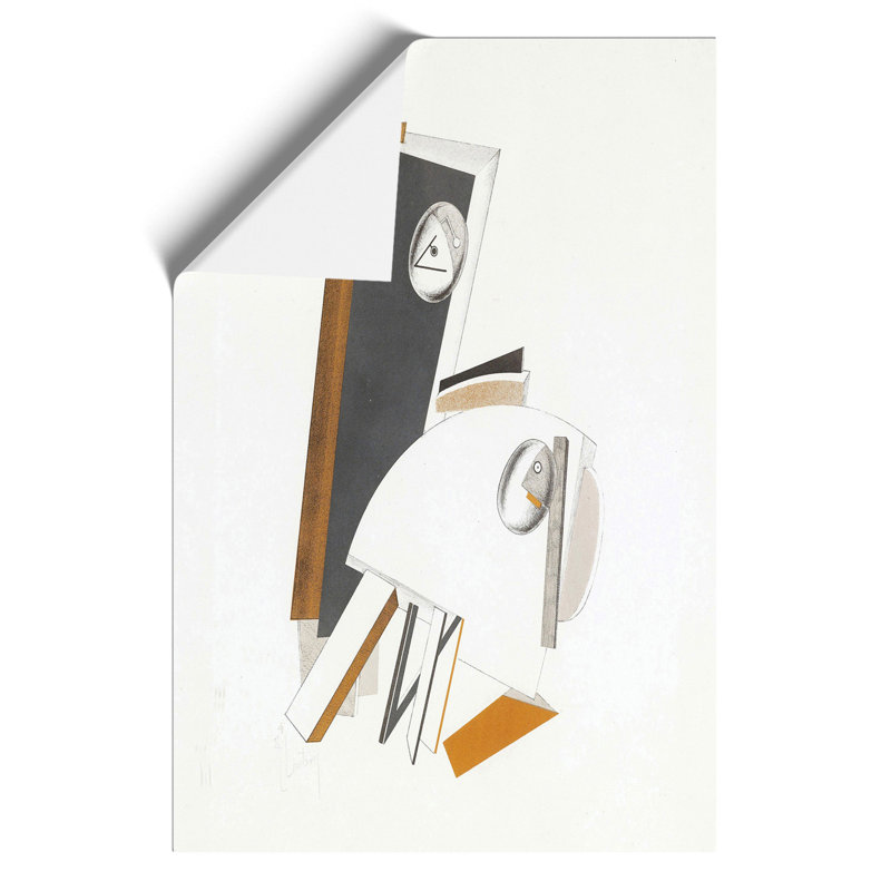 Composition by El Lissitzky - Frameless Print, 59cm H x 42cm W x 0.1cm D