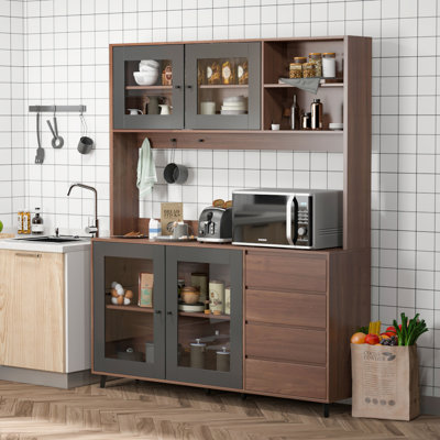 Arli 76.8" Kitchen Pantry