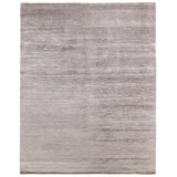 Bamboo Silk Area Rug in Light Gray