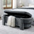 Chenille Upholstered Bench