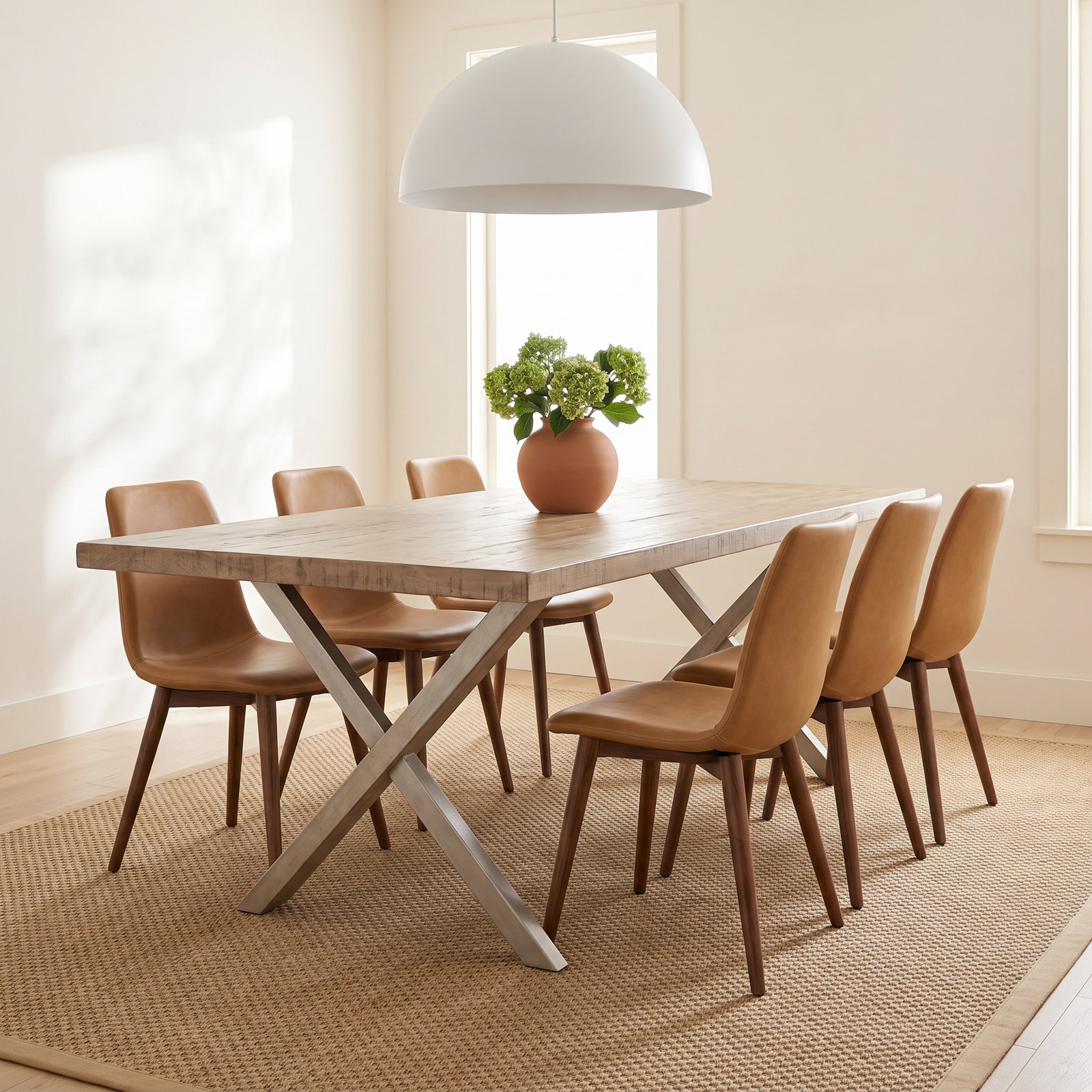 Milo 88" Pine Dining Table