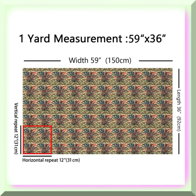 Military Camouflage Fabric Waterproof 3 Yards