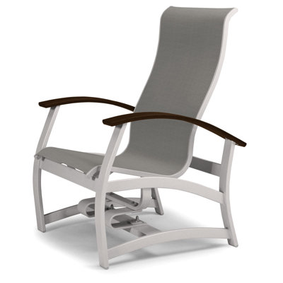 Askar Swivel Powder Coated Aluminum Outdoor Lounge Chair