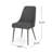 Milin Modern Dining Chairs Set of 2, Iron Legs & Curved Backrest-332688528-332688494