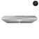 Streamline 30 In. T-3727-1-CL Vinadio Convertible Undermount 80 CFM Range Hood In Brushed Stainless Steel With Mesh Filters, Push Button Control, LED Light