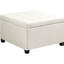 Rangement beige - couvercle de siège rabattable, salon rembourré moelleux, chambre à coucher, vestibule au design rétro, grande capacité de rangement et cadre solide, espace considérable