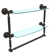Retro Wave 2 Piece Tiered Shelf with Towel Bar