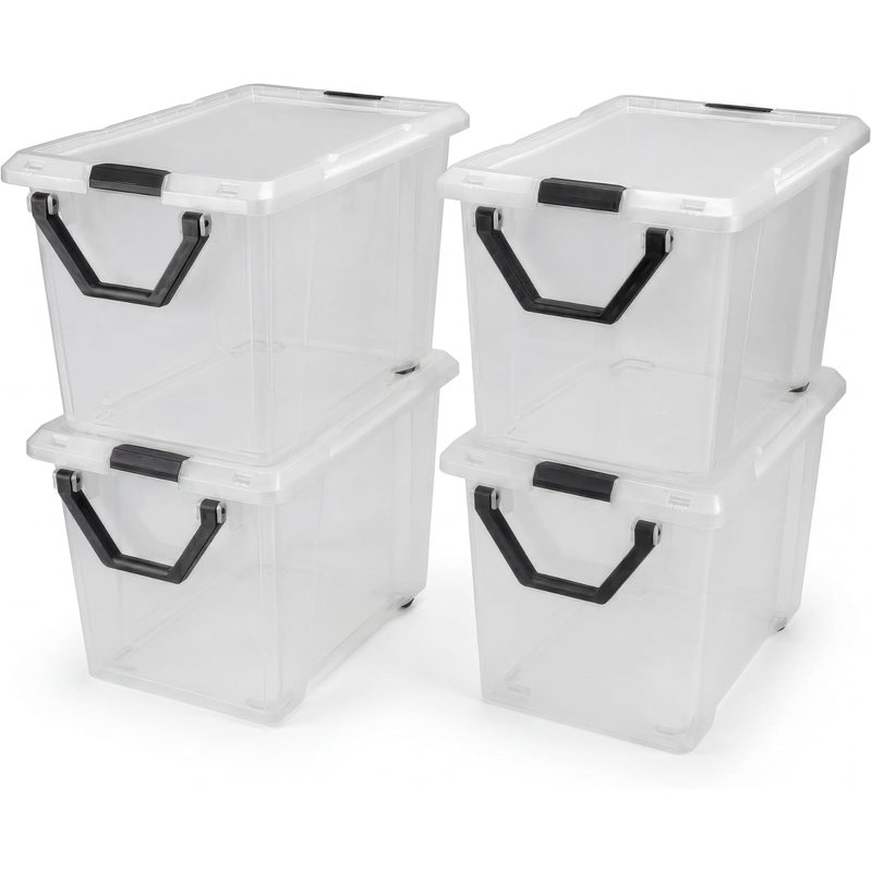 32 Gal Wheeled Tote 4-Pack