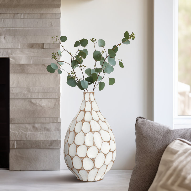  Vase de table Jasamine, H 13 po x l 7,5 po x P 7,5 po