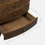 Table de chevet 3 tiroirs Burl Oak-122481404