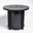Adriaunna Circle Steel Propane Smokeless Fire Pit Table