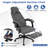 Gymax Reclining Home Office Chair Retractable Footrest High-Back Ergonomic Executive
