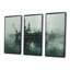 Ensemble de décorations murales gris et vert Winter Drilling Dynamics Oil Rig II-1262508059-1262508054