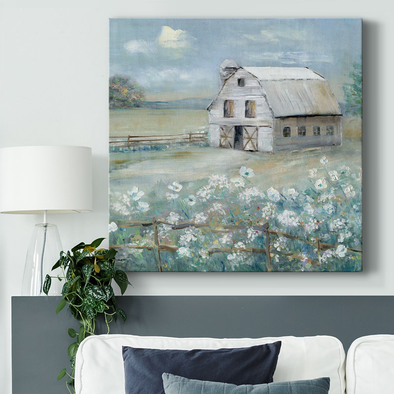 Un vase de fleurs sur toile, H 24 po x l 24 po x P 1,5 po
