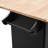 Farmhouse Kitchen Island Set With Drop Leaf And 2 Seatings,Dining Table Set With Storage Cabinet, Drawers And Towel Rack-1413707701