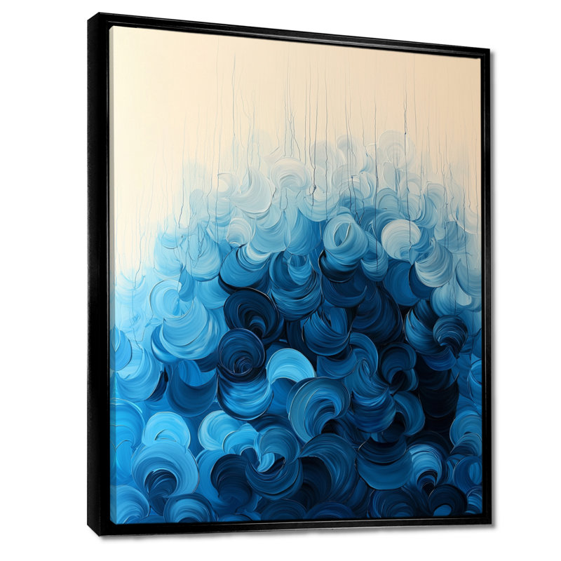 Palmerston - Abstract Wall Art Prints, Noir, Reproduction encadrée sans passe-partout, H 20 po x l 12 po