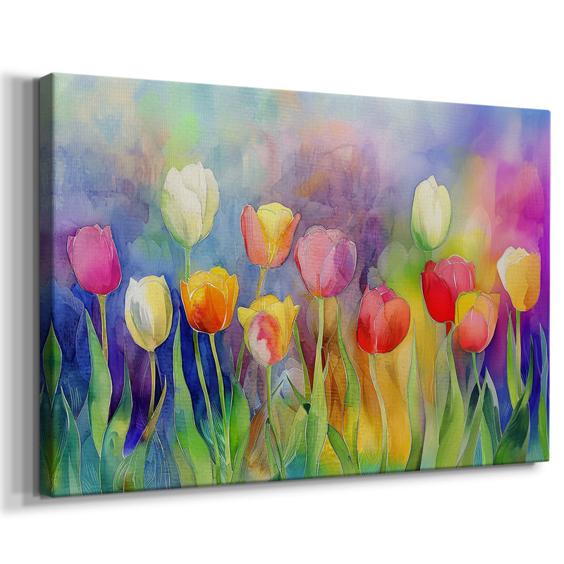 Série Floral-Lxxxi -Galerie enveloppée Cavas, 12 x 18