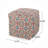 Amelia Handcrafted Fabric Pouf