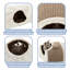 Trixie - Tunnel pour chat et condos, 2 grottes pour chat reliées par un tunnel ludique Peek-a-Boo, surface de grattage en sisal, jouets pour chat suspendus-50180700