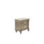 Table de chevet champagne fabriquée en bois, H 28 po x 18 po x 28 po, bois de choix élégant dans un ton intrigant, ajoute du style