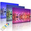 Manhattan Skyline Reflection by No - Wrapped Canvas Print-49671853-49671852