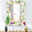 Miroir mural fleur 49-40101529