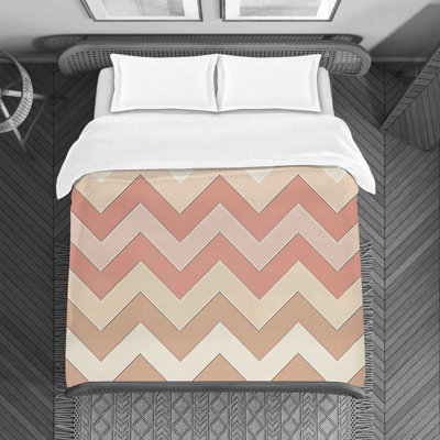 Housse de couette à chevrons