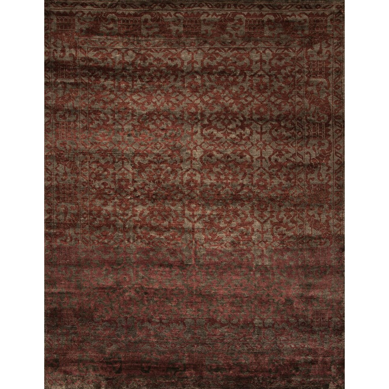 Traditional One-of-a-Kind Rectangle 8' X 10'2" Hand Knotted Area Rug