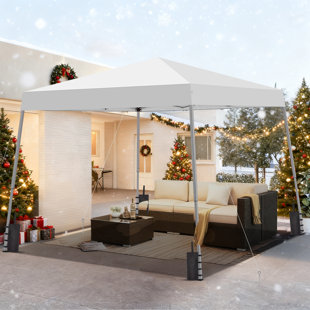 120'' W x 120'' D Metal Pop-Up Canopy