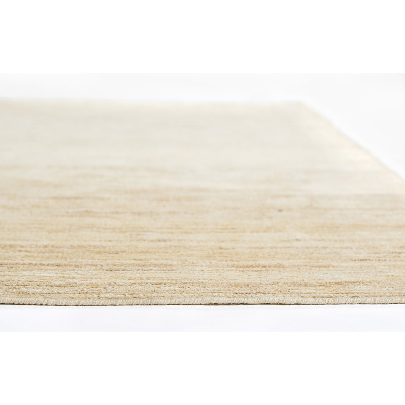 Caterina Abstract Area Rug in Beige, Rectangle 5' x 8'