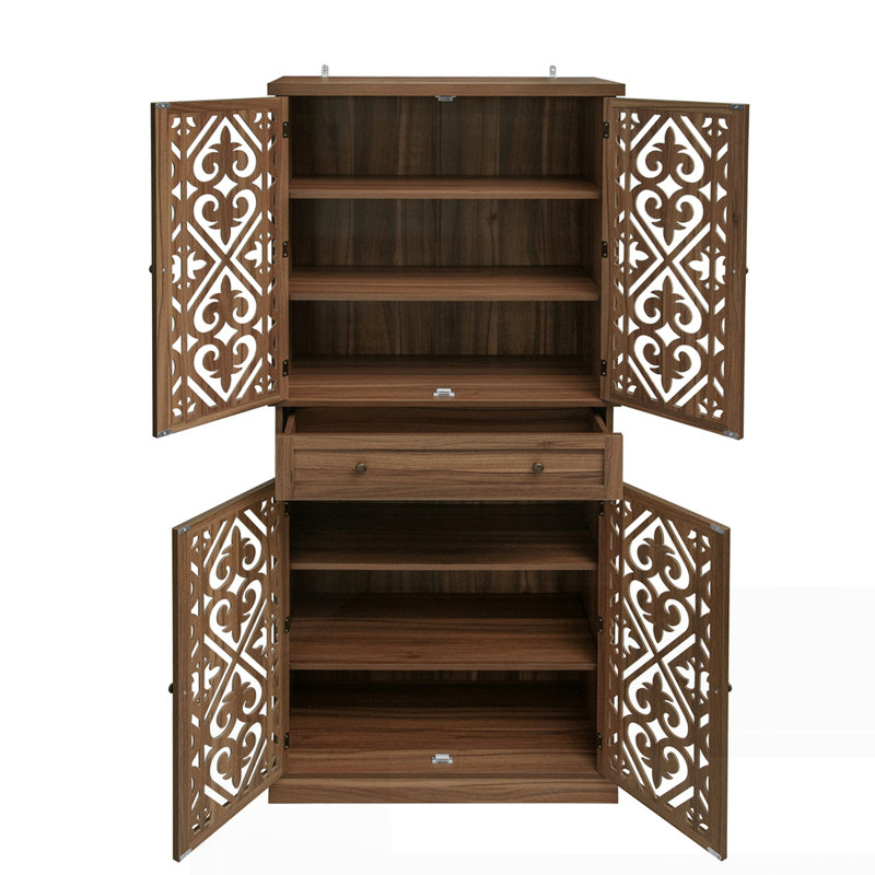 Armoire 4 portes avec 1 tiroir