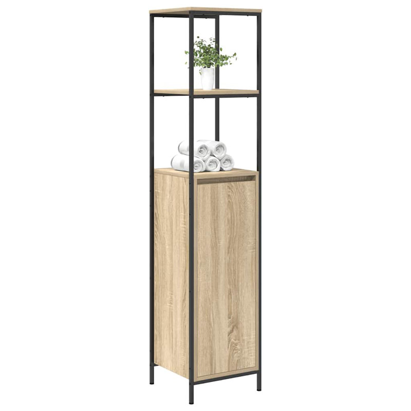 Bathroom Cabinet, Sonoma Oak
