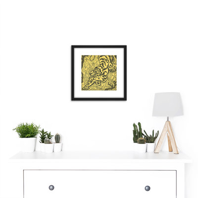 Ranson Tiger In The Jungle - Single Picture Frame Painting