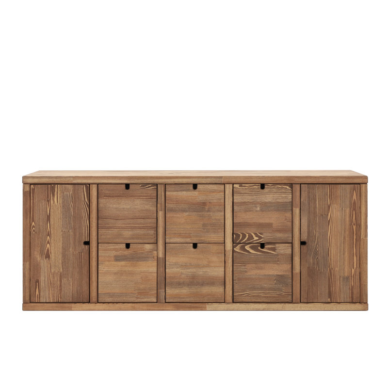 Caenada Solid Wood 180 cm W Chest of 6 Drawers
