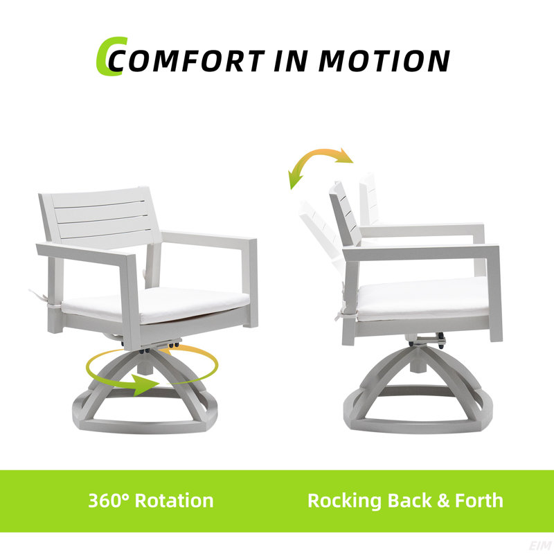 Modern Outdoor Dining Set With Comfortable Chairs And Versatile Table For Relaxing Gatherings