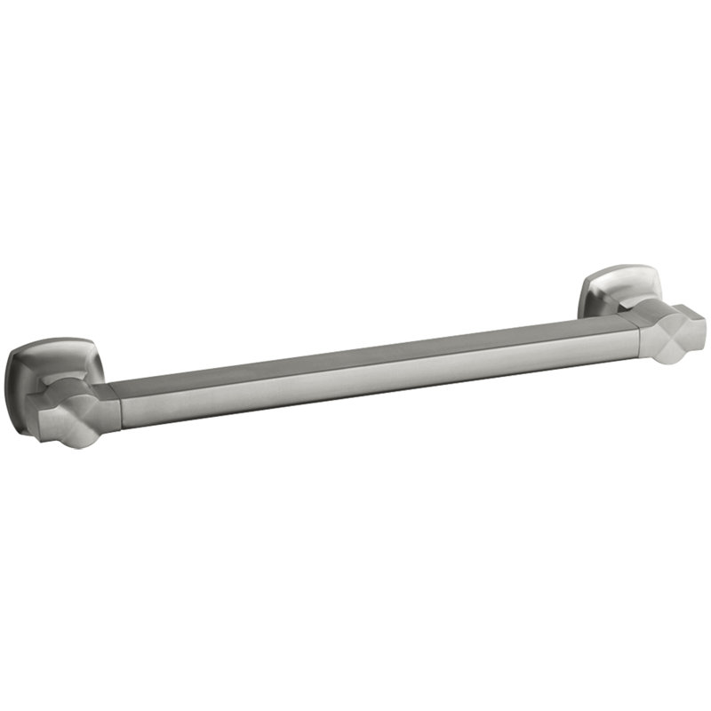 Margaux Grab Bar, Brushed Stainless, 18"W