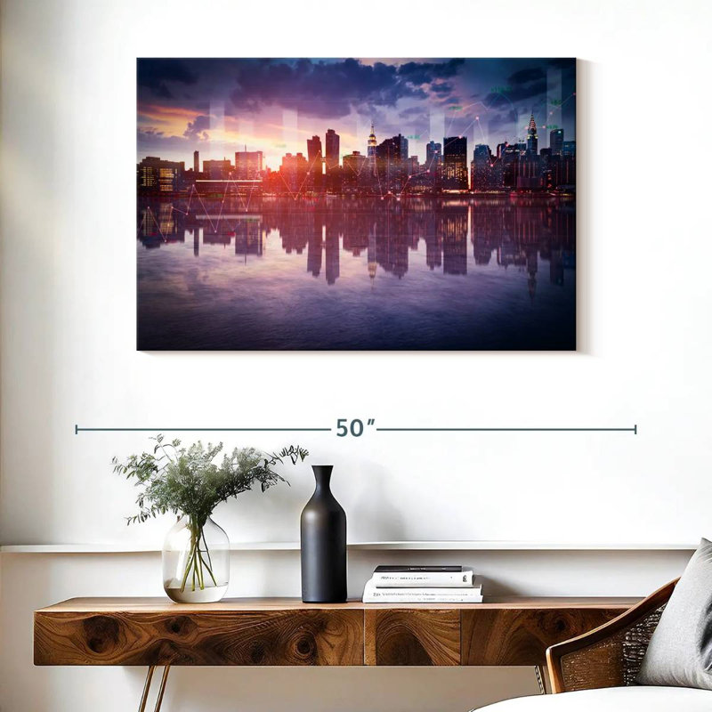 Ravi New York Abstract, 26" H x 39" W