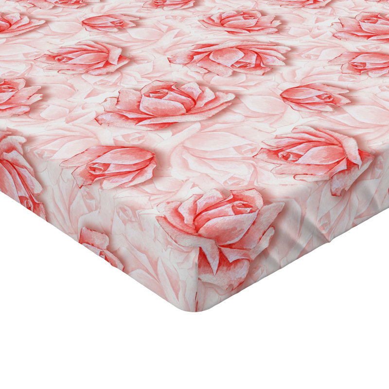 Drap-housse Ambesonne Blooming Roses Innocent Flowers