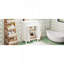 Meuble-lavabo 24 po avec lavabo intégré en céramique, meuble-lavabo à 2 portes et meuble-lavabo simple pour petite et moyenne salle de bain-1317013705