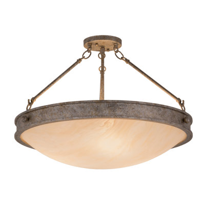 Dionne 3 - Light Semi Flush Mount
