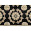 Tapis népalais unique en laine à teinture végétale noué à la main de conception unique 8 pi 2 po x 9 pi 8 po