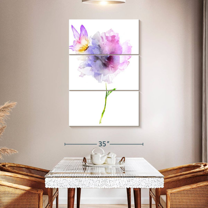 Butterfly Flower, 50" H x 32" W