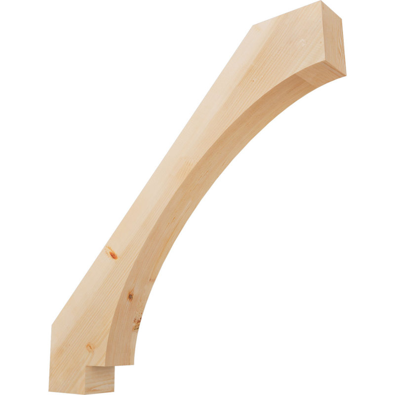 Attelle de genou lisse Imperial, l 5 5 po x P 44 po x H 44 po, Sapin de Douglas, Lisse, H 44 po x l 5,5 po x P 44 po