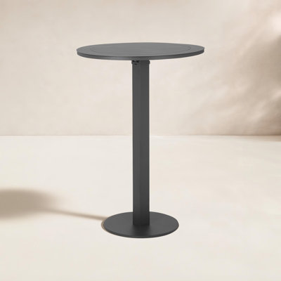Sunset Round Folding Outdoor Dining Table , 30'' in. W 30'' in. D