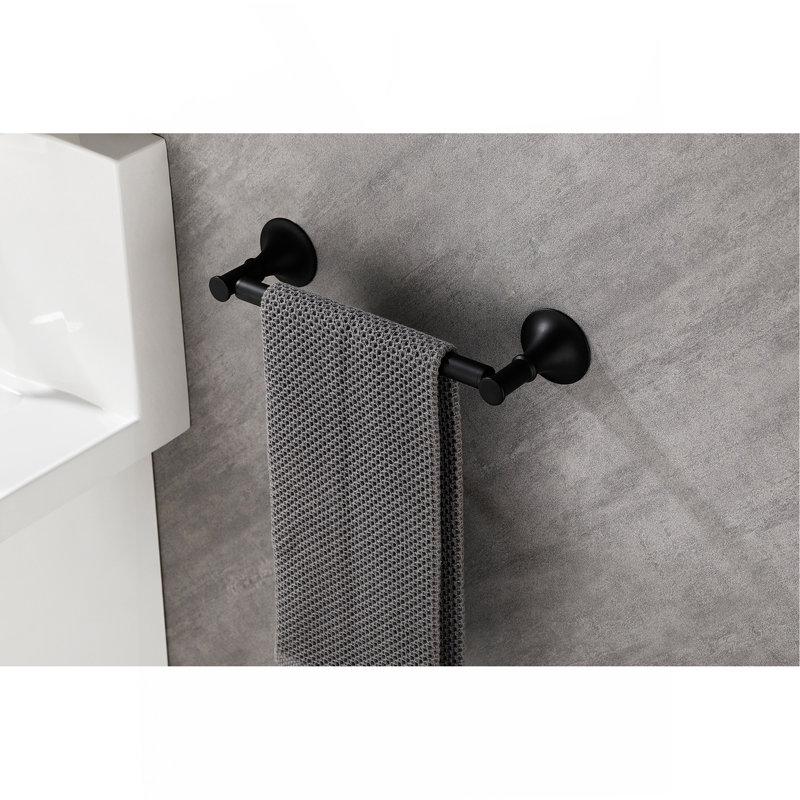 Ensemble de porte-serviettes 6 pièces en laiton, Noir mat