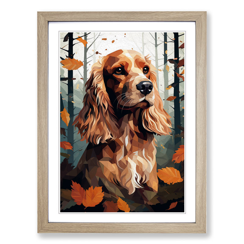 Single Picture Frame Print on Wood, Oak Framed, 64cm H x 46cm W